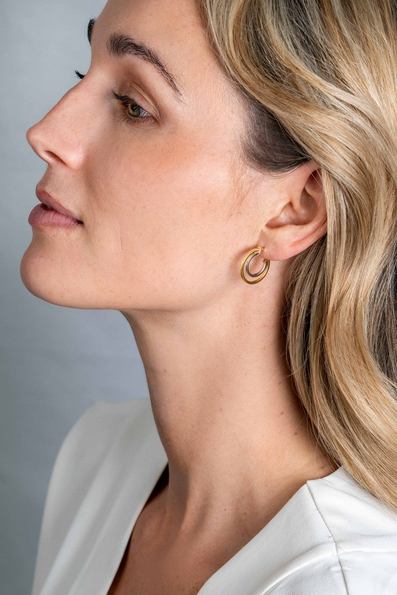 ZINZI 14K Gouden Oorbellen ZGO335 18mm