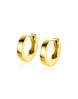 ZINZI Gold 14 krt gouden oorringen 12mm x 2,2mm vierkante buis ZGO427 - PansiteNederland.nl