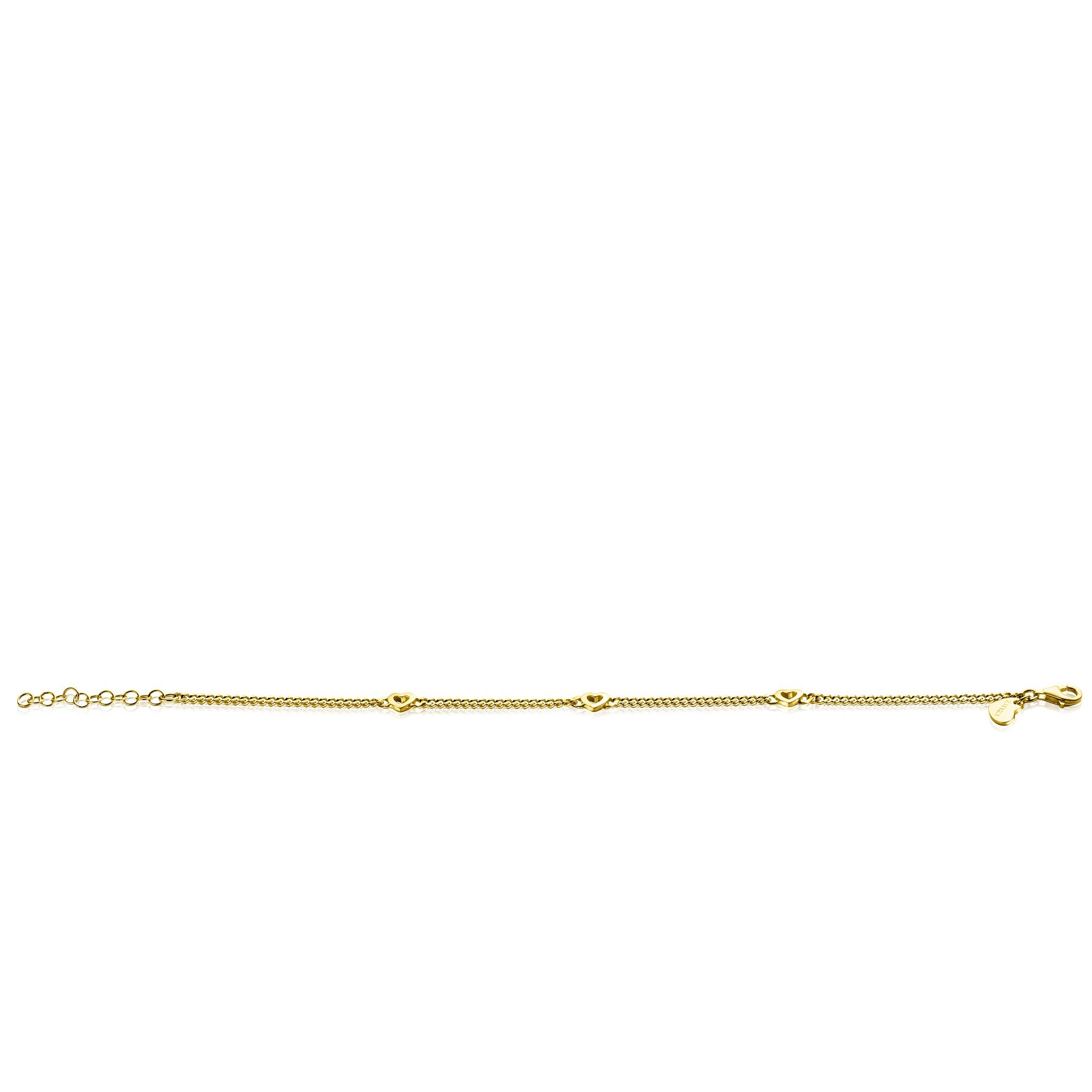 ZINZI Verguld Zilveren Armband 17-20cm - ZIA2409G