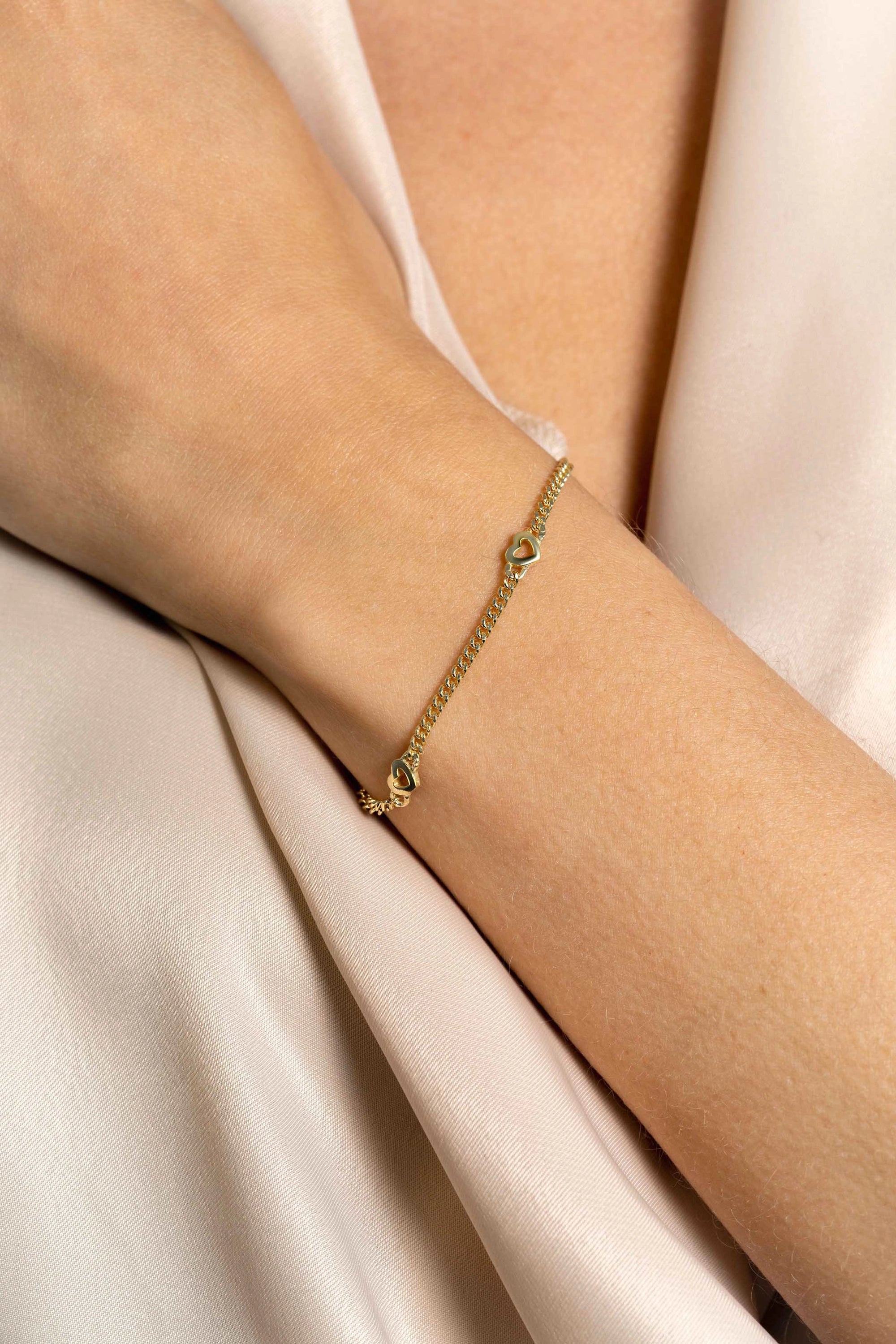 ZINZI Verguld Zilveren Armband ZIA2409G