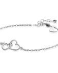 Zinzi Zilveren Armband met Twee Verbonden Hartjes ZIA2513, exclusief en kwalitatief hoogwaardig. Ontdek nu!