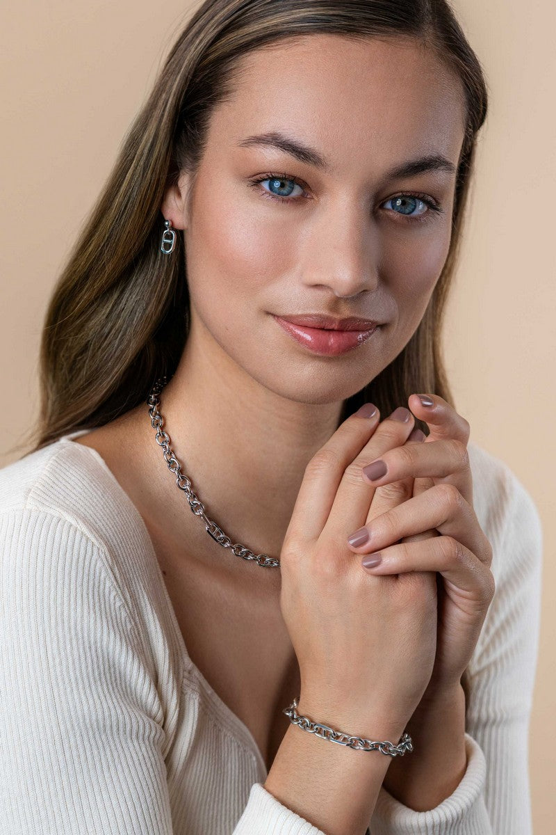 ZINZI zilveren schakel armband met zes trendy grote marine schakels 7,8mm breed 17-20cm ZIA2580 - PansiteNederland.nl