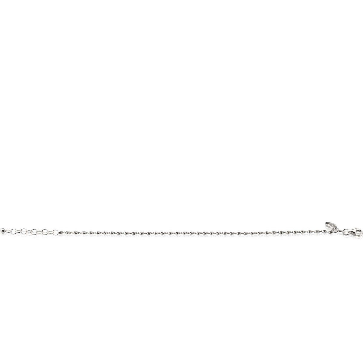 ZINZI Zilveren Armband met Witte Zirkonia - ZIA2585