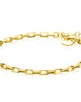 ZINZI gold plated zilveren armband met venetiaanse schakels 3mm 16,5-19,5cm ZIA2587 - PansiteNederland.nl