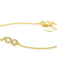 ZINZI gold plated zilveren armband met Infinity teken met witte zirkonia's 17-19cm ZIA2597Y - PansiteNederland.nl