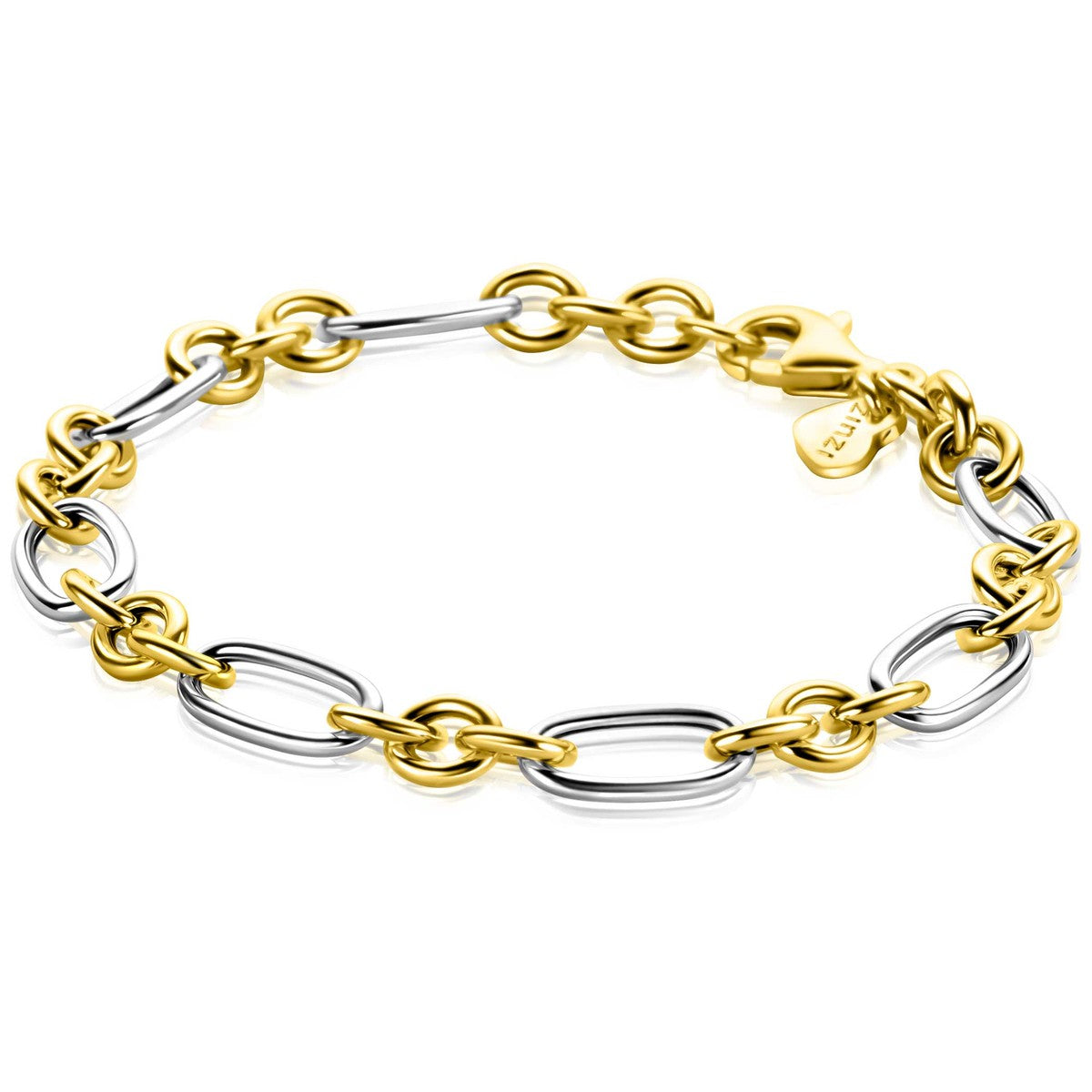 ZINZI Verguld Zilveren Armband 19,5cm - ZIA2667