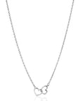 Zinzi Zilveren Ketting met Twee Verbonden Hartjes 45cm ZIC2513, exclusief en kwalitatief hoogwaardig. Ontdek nu!