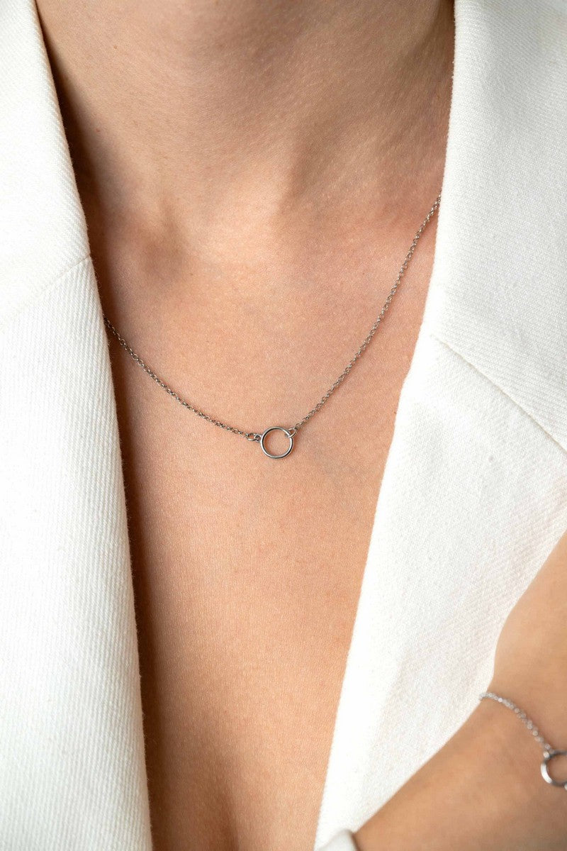 ZINZI Zilveren Ketting 40 - 45 cm - ZIC2523