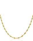 ZINZI gold plated zilveren ketting met glinsterende gedraaide schakels 1,9mm breed 43-45cm ZIC2585G - PansiteNederland.nl