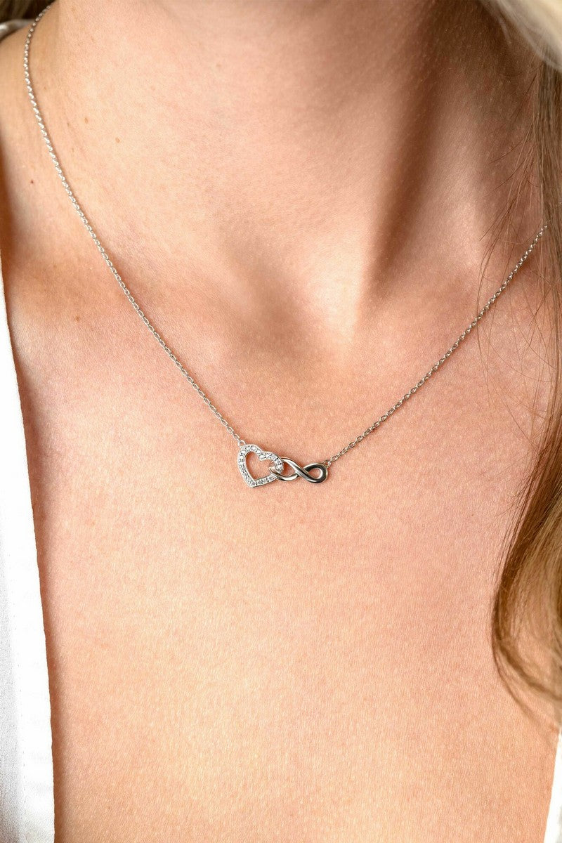 ZINZI Zilveren Ketting met Witte Zirkonia - ZIC2596