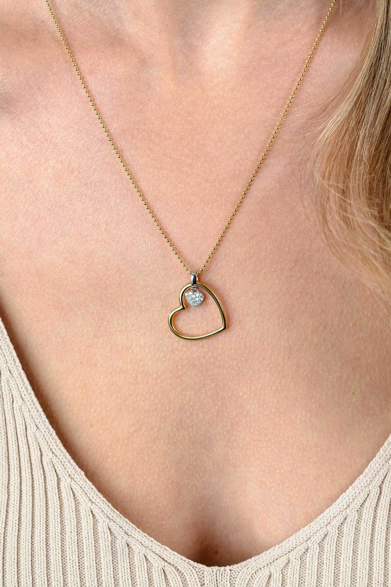 ZINZI Zilveren Ketting met Witte Zirkonia - ZIC2621