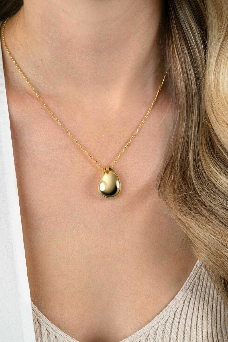 ZINZI Verguld Zilveren Ketting 45cm - ZIC2637G