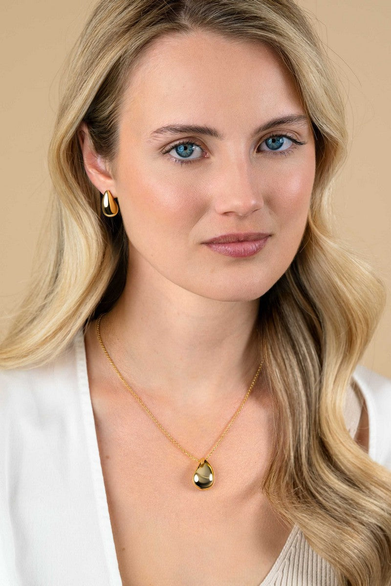 ZINZI Verguld Zilveren Ketting 45cm - ZIC2637G