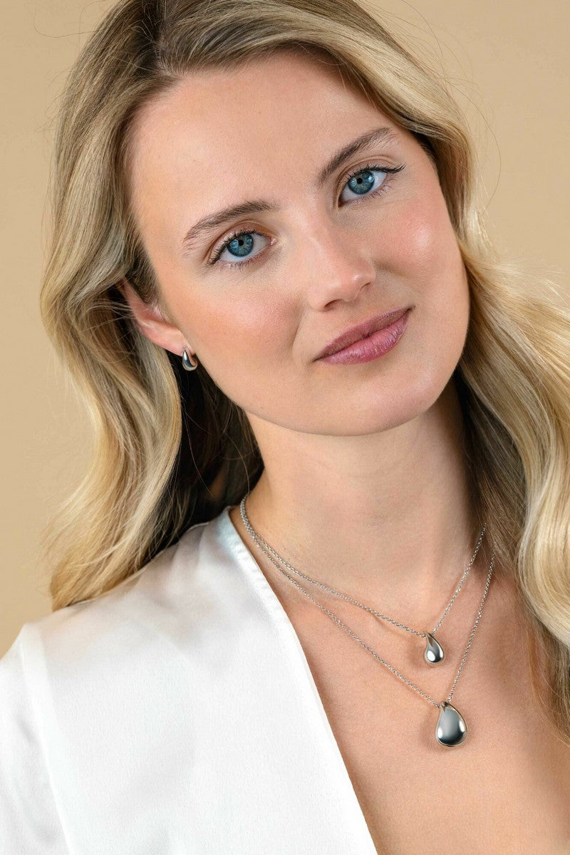 ZINZI Zilveren Ketting met Witte Zirkonia - ZIC2637