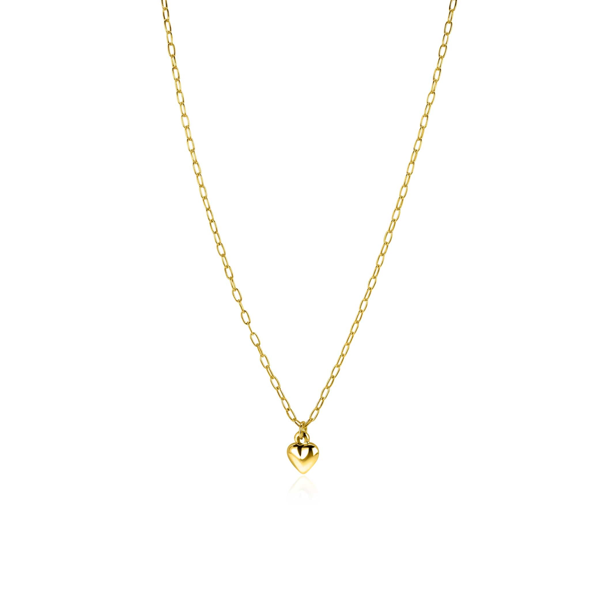 ZINZI Verguld Zilveren Ketting 42-45cm - ZIC2661