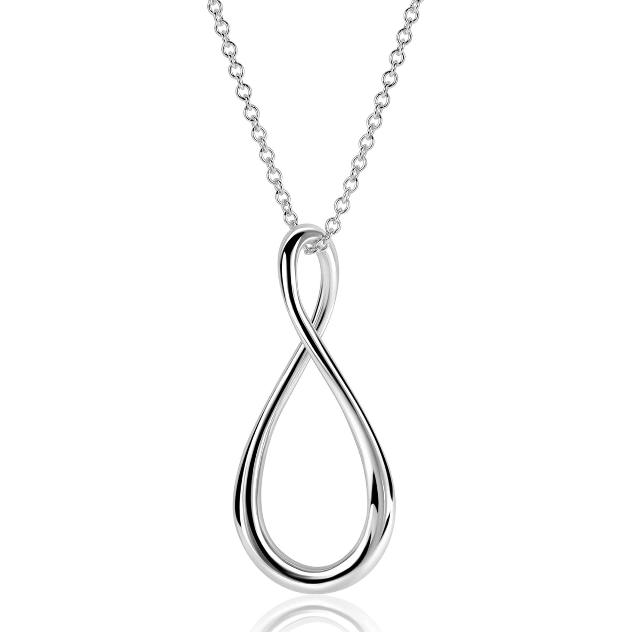 ZINZI Zilveren Ketting 60 cm - ZIC2675