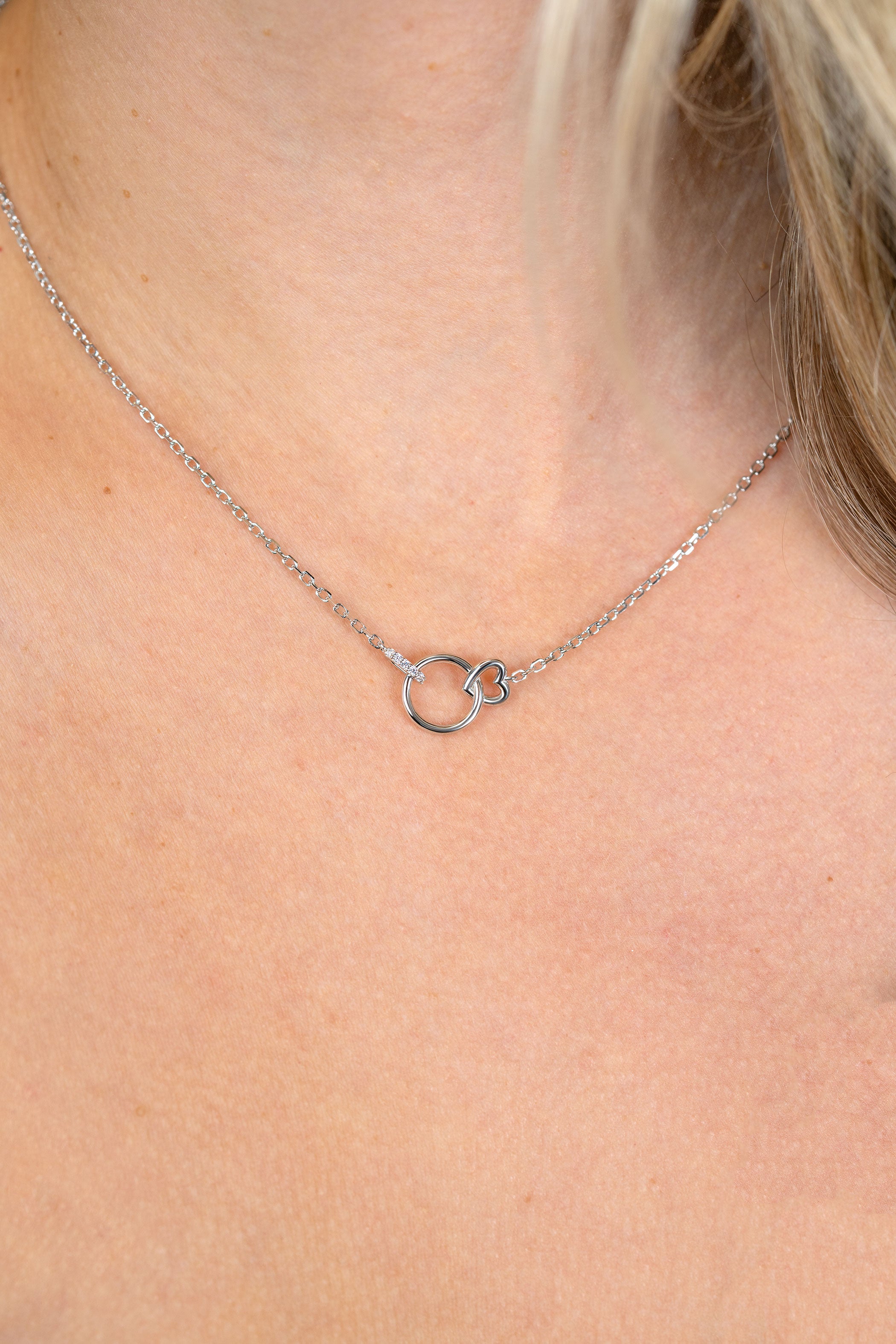 ZINZI Zilveren Ketting 42-45 cm - ZIC2811