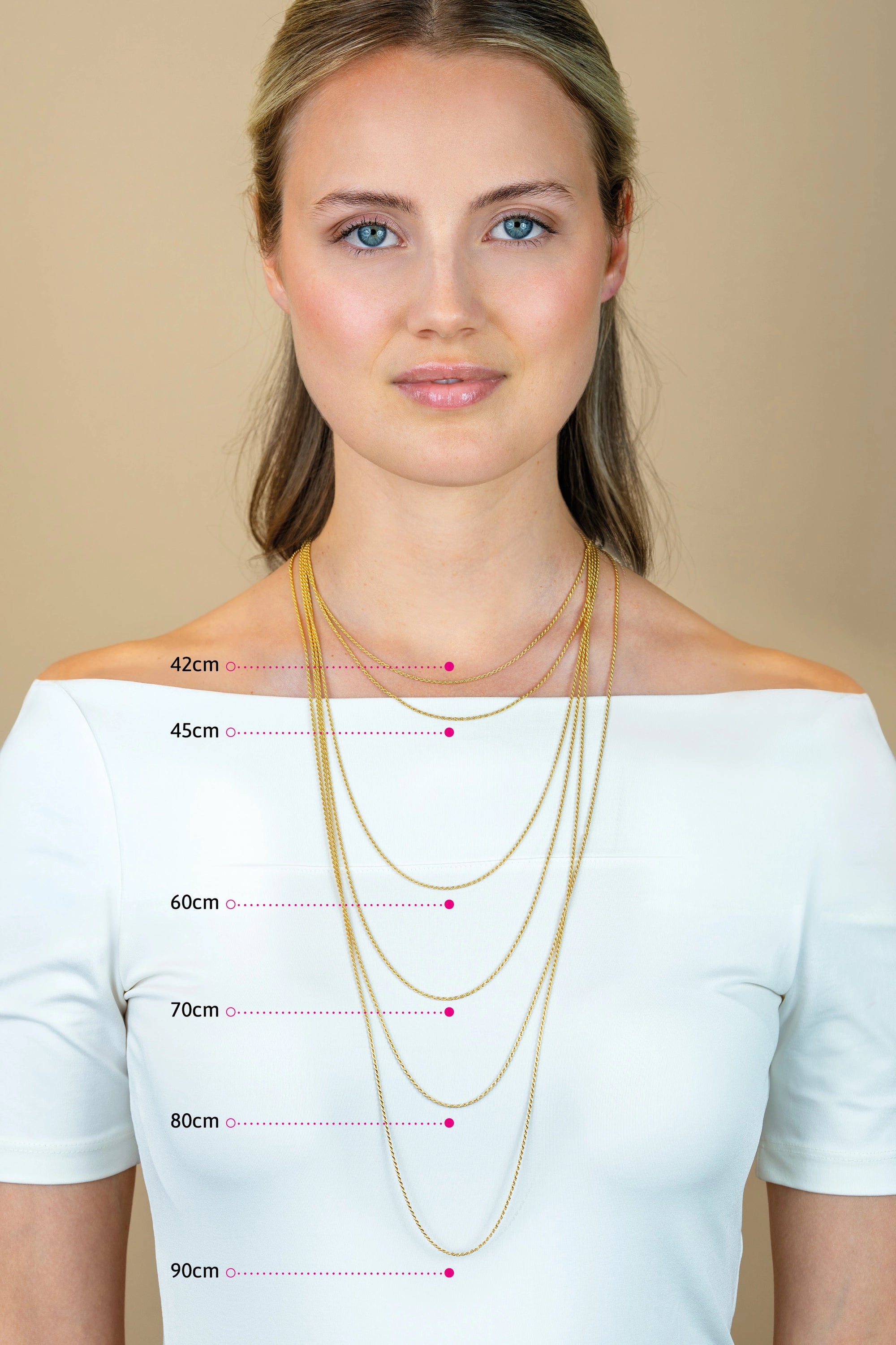ZINZI Verguld Zilveren Ketting ZILC-BG
