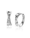 ZINZI zilveren luxe oorringen cross-over met paperclip schakel en gedraaide baan 18x6mm met klapsluiting ZIO2544 - PansiteNederland.nl