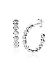 ZINZI zilveren halve oorringen 4mm buisdikte, bezet met 12 witte zirkonia's en met vlindersluiting ZIO2573 - 21mm - PansiteNederland.nl