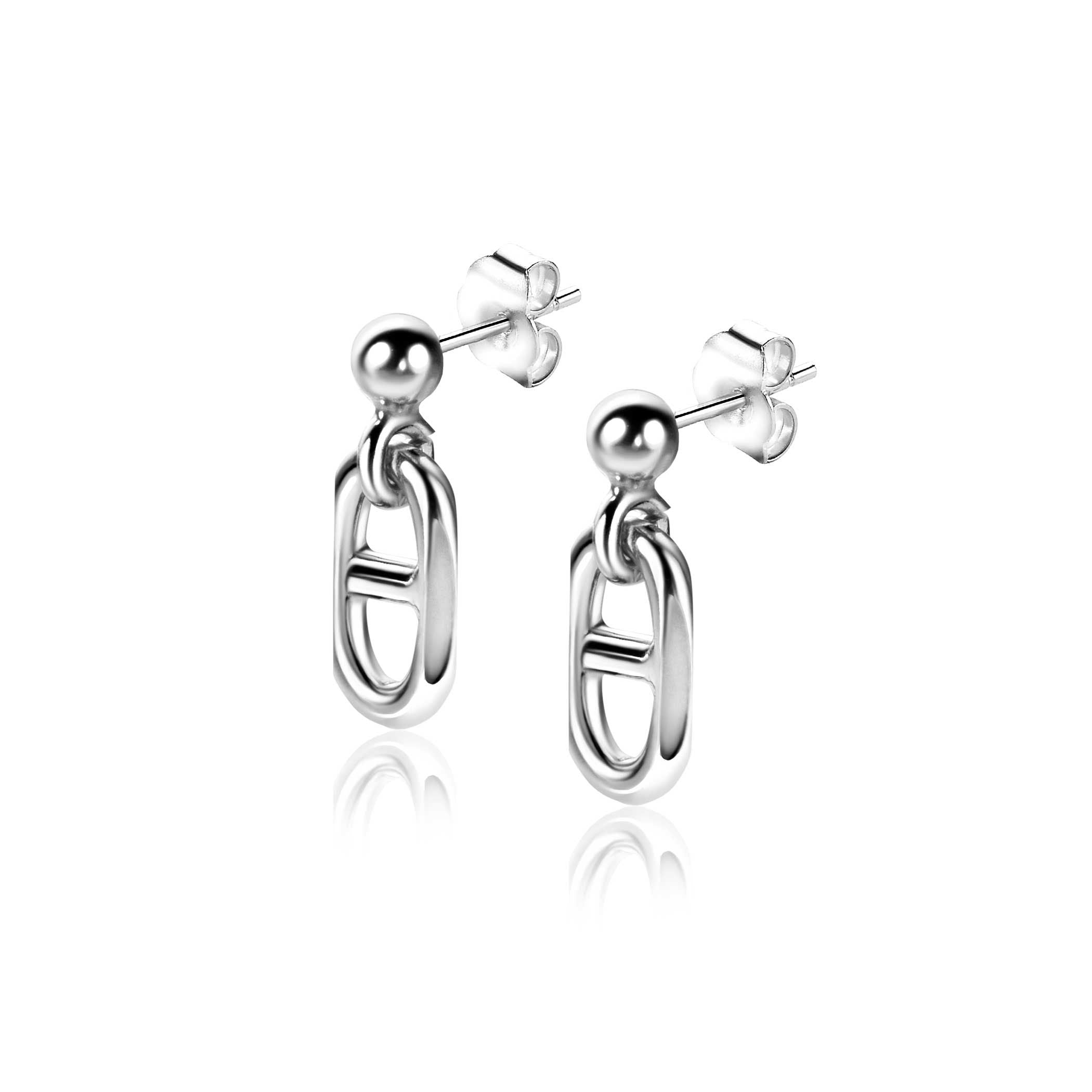 ZINZI Zilveren Oorbellen 18mm - ZIO2580
