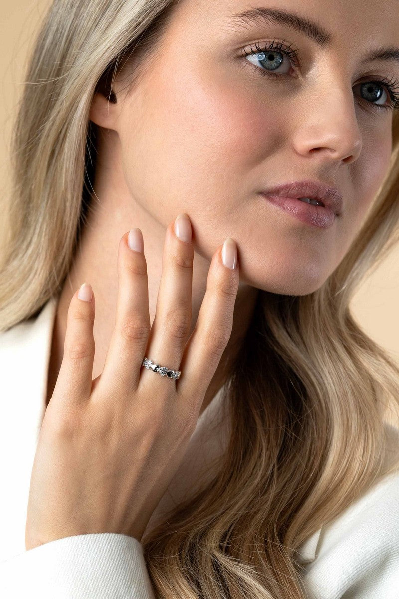 ZINZI Zilveren Ring met Witte Zirkonia - ZIR1798Z