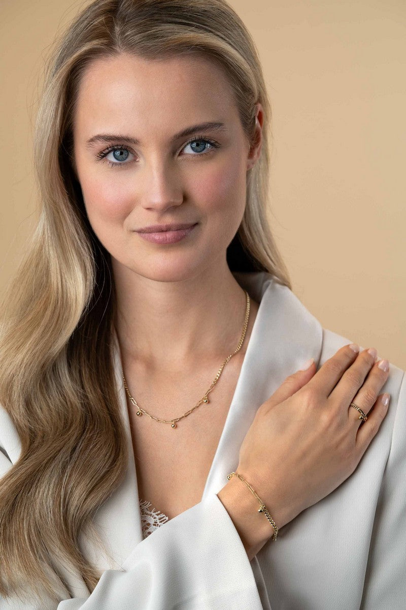 ZINZI Verguld Zilveren Ring - ZIR2521G