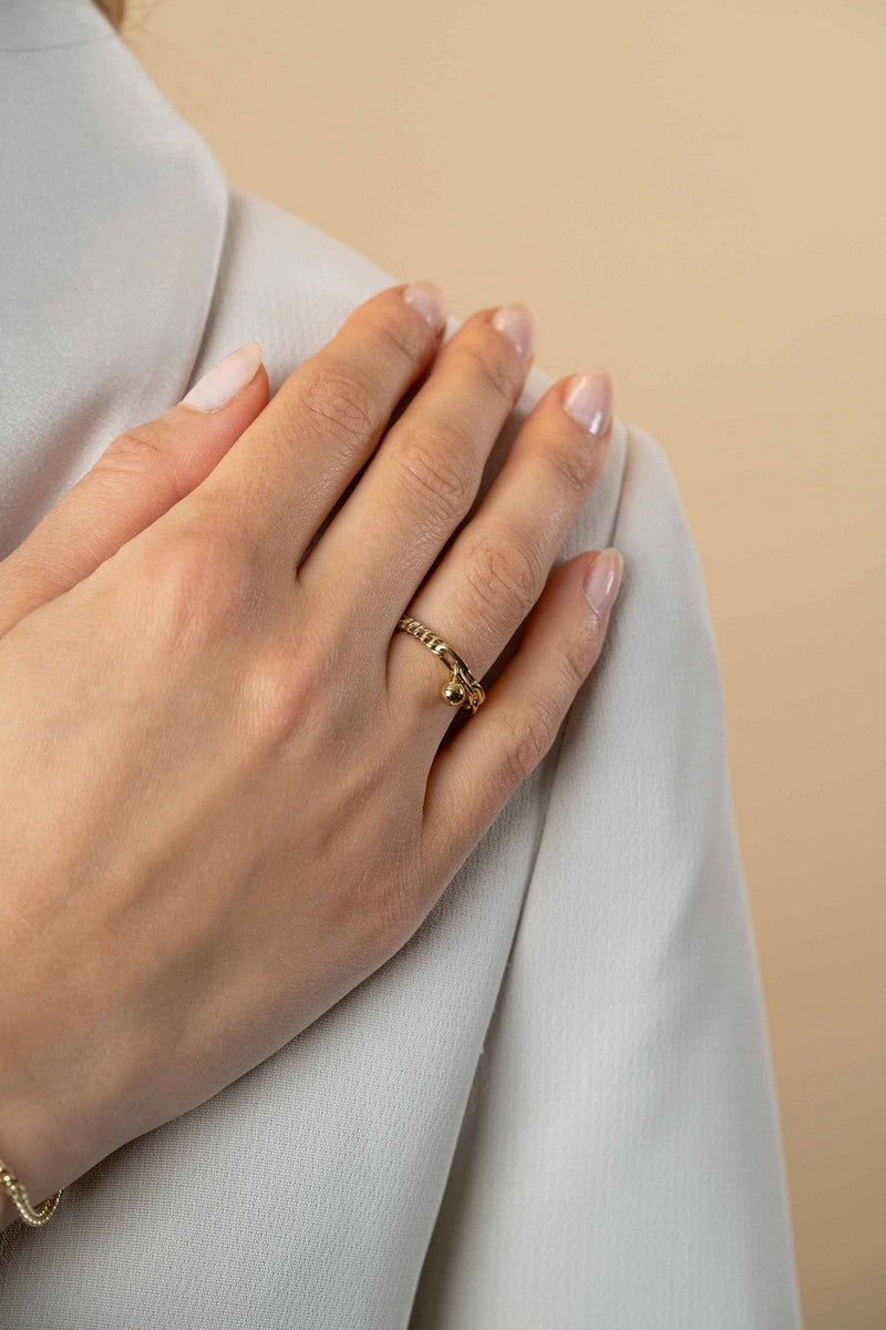 ZINZI Verguld Zilveren Ring - ZIR2521G