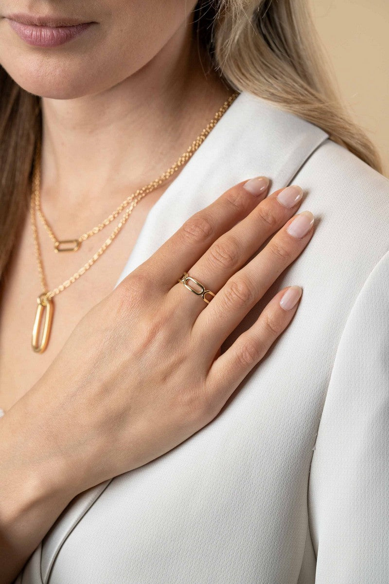 ZINZI Verguld Zilveren Ring - ZIR2567G
