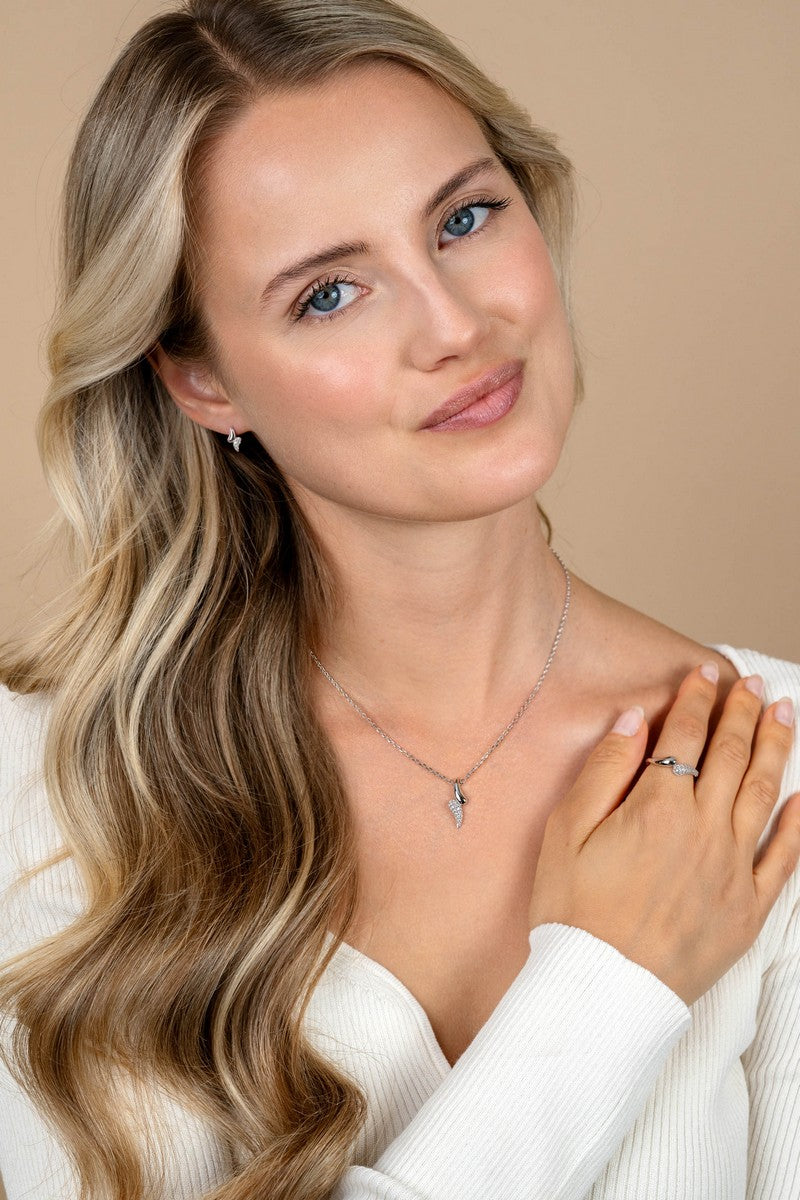 ZINZI Zilveren Ring met Witte Zirkonia - ZIR2681