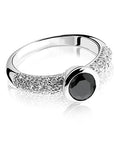 ZINZI zilveren ring zwart ZIR840Z - PansiteNederland.nl
