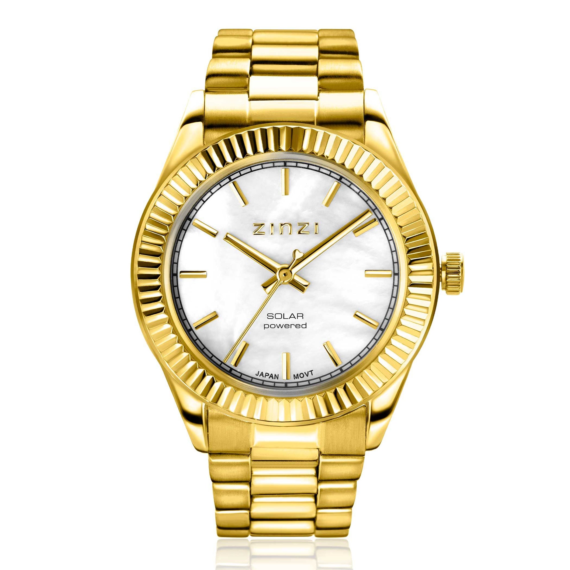 Zinzi Solaris horloge 35mm + gratis armband t.w.v. 29,95 ZIW2134, exclusief en kwalitatief hoogwaardig. Ontdek nu!