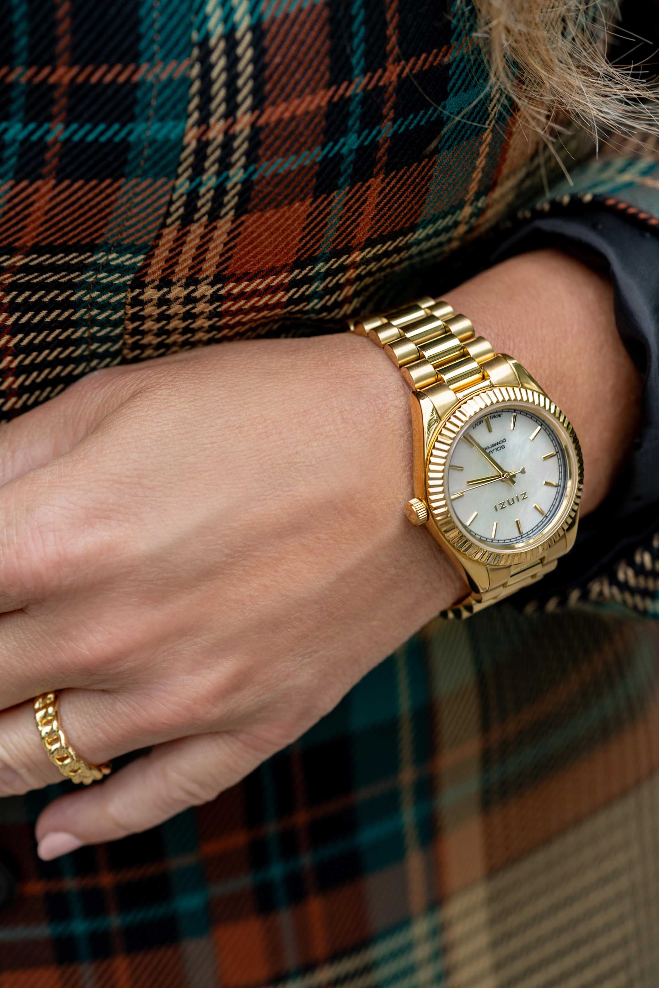 ZINZI Horloge 35mm goudkleurig - ZIW2134