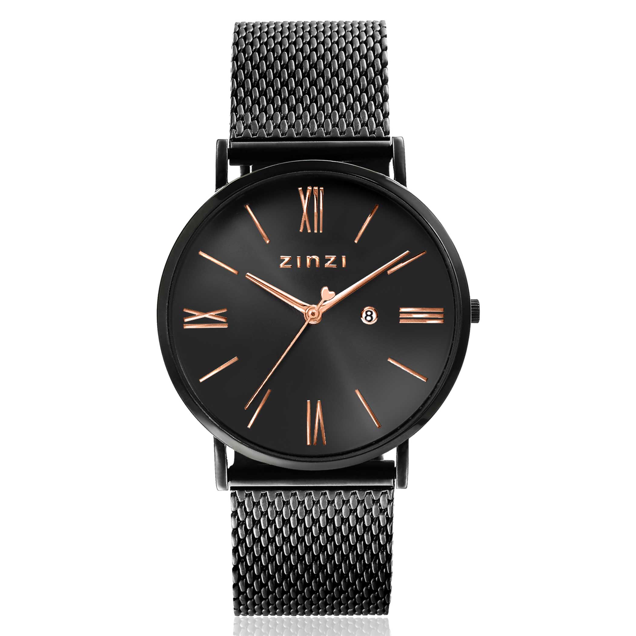 ZINZI Horloge 34mm zwart - ZIW509M
