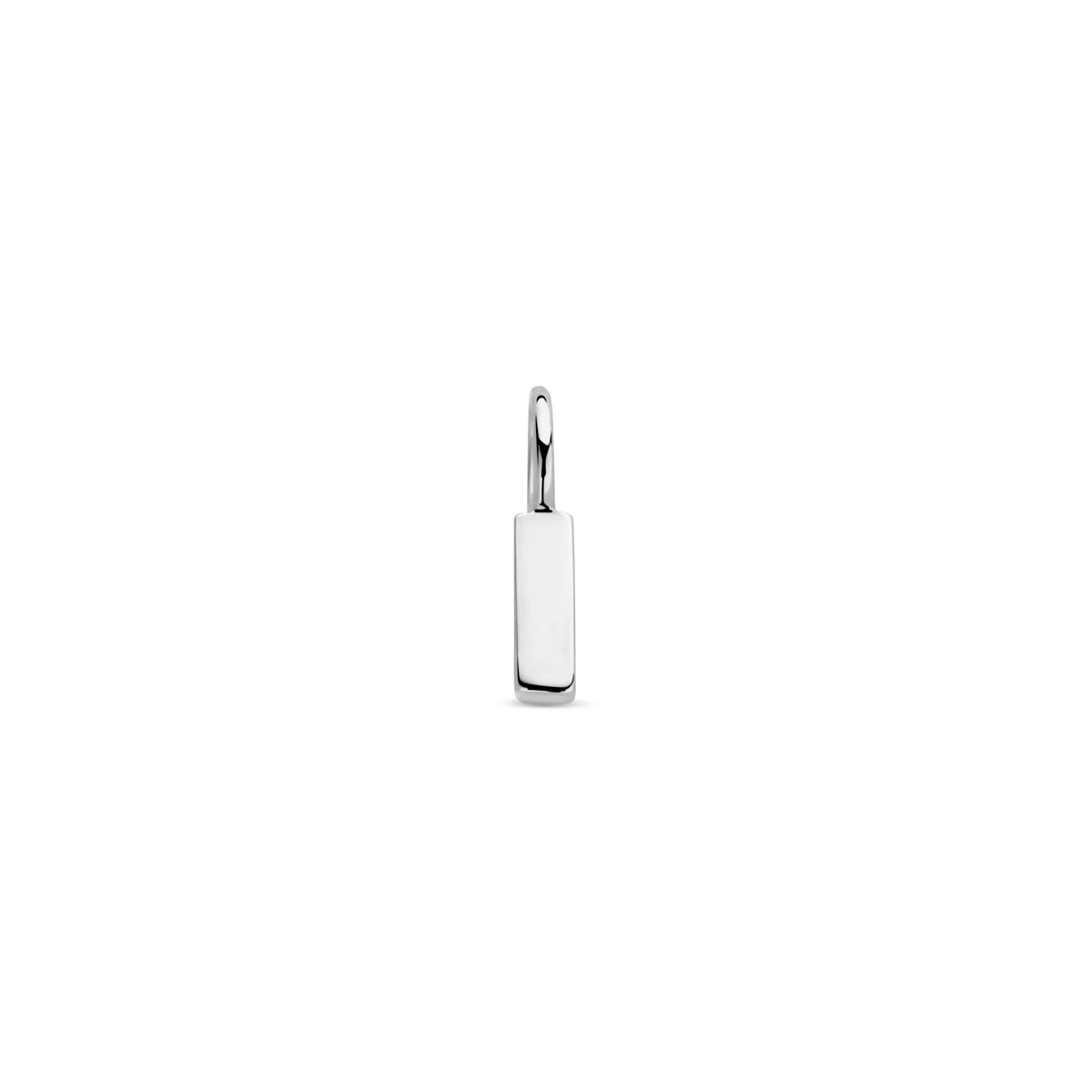 Oorringhanger letter I 6 mm zilver #Letter_I