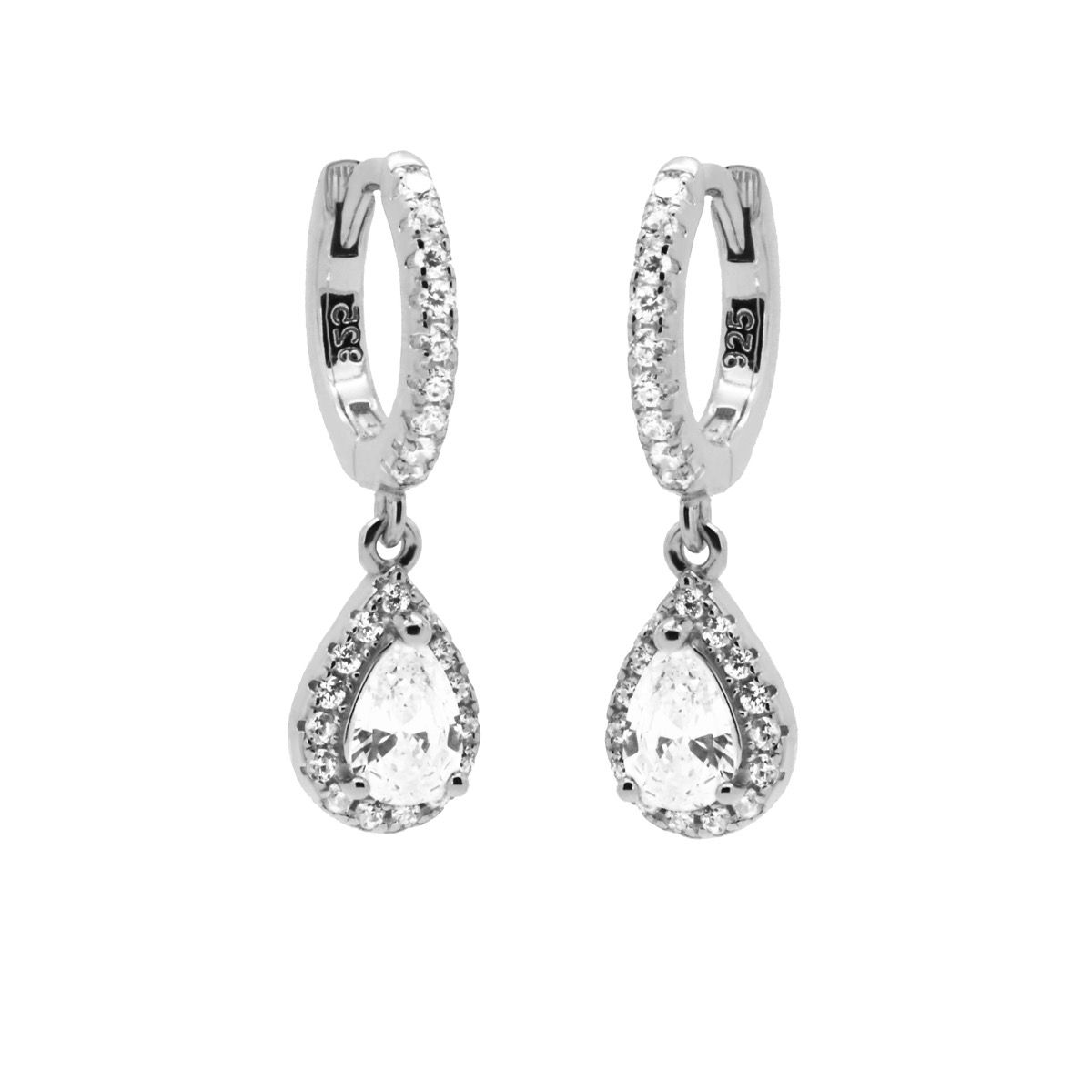 Karma Hinged Hoops Zirconia CHLOE A102S oorbellen