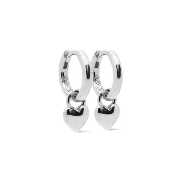 Karma Hinged Hoops LOVING Heart A119S oorbellen