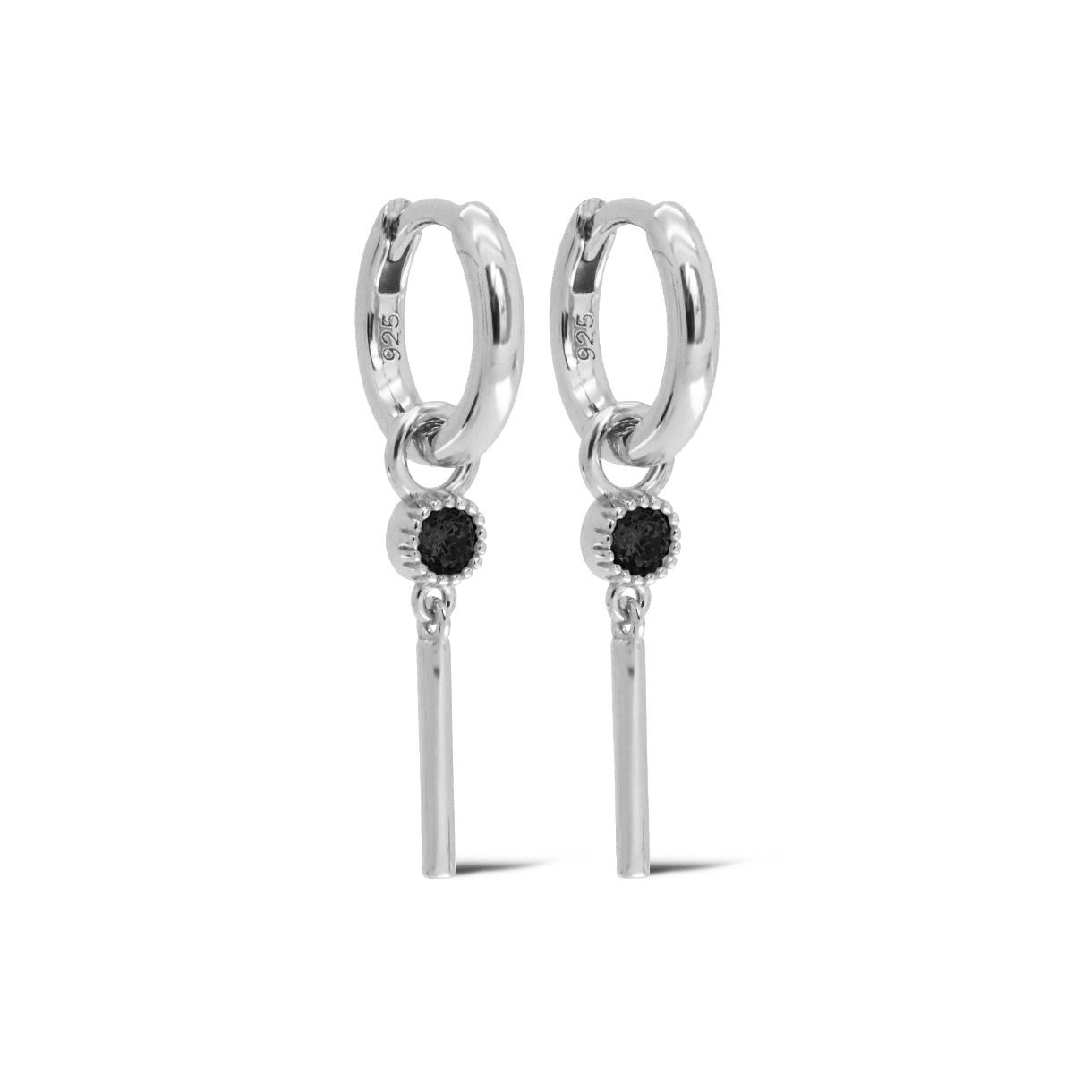 Karma Hinged Hoops Basil Sieraad oorbellen