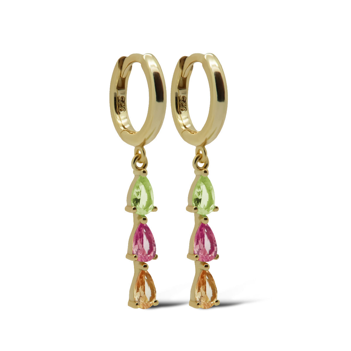 Karma Hinged Hoops AMELIE Goldplated A134GP_SC oorbellen