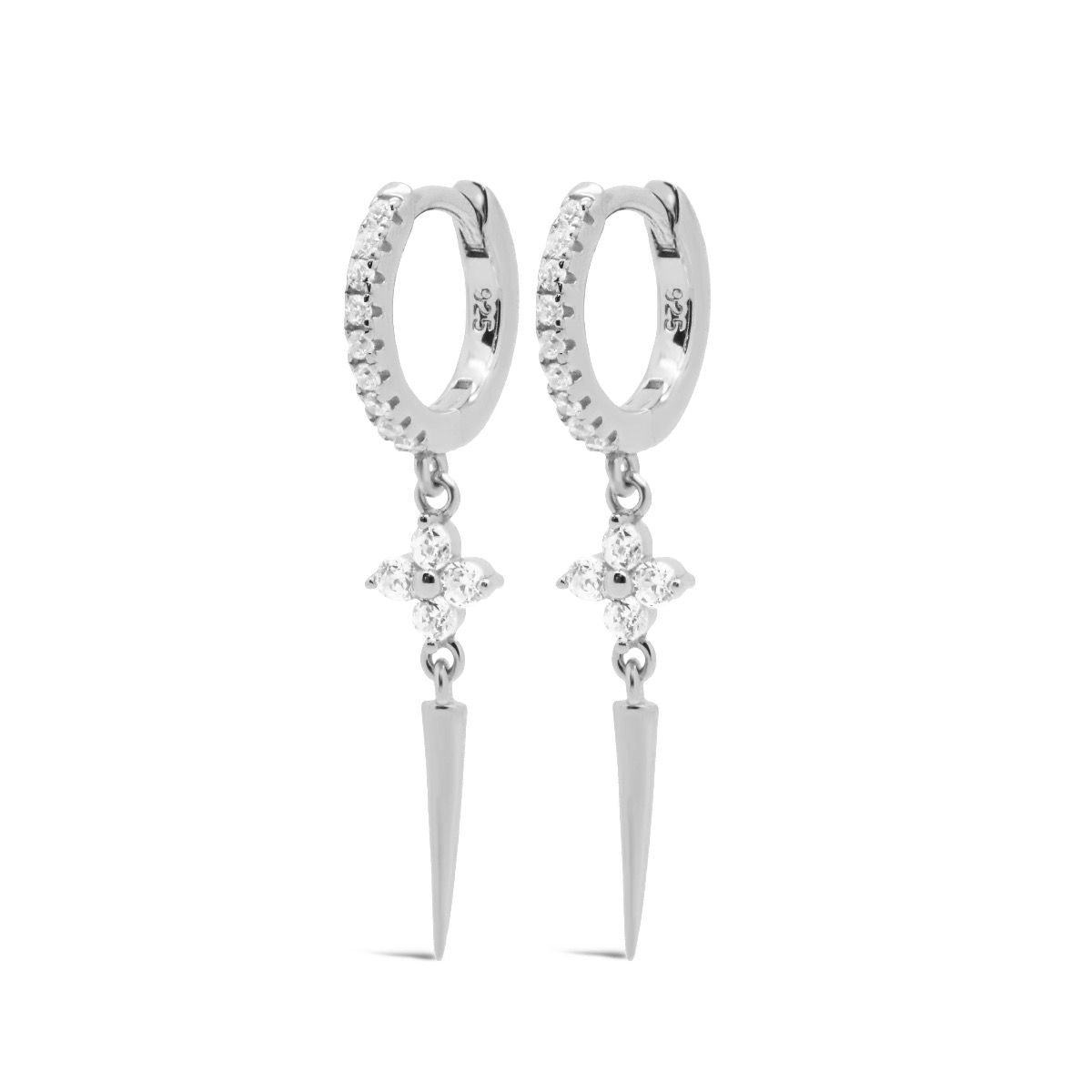 Karma Hinged Hoops Daisy Sieraad oorbellen