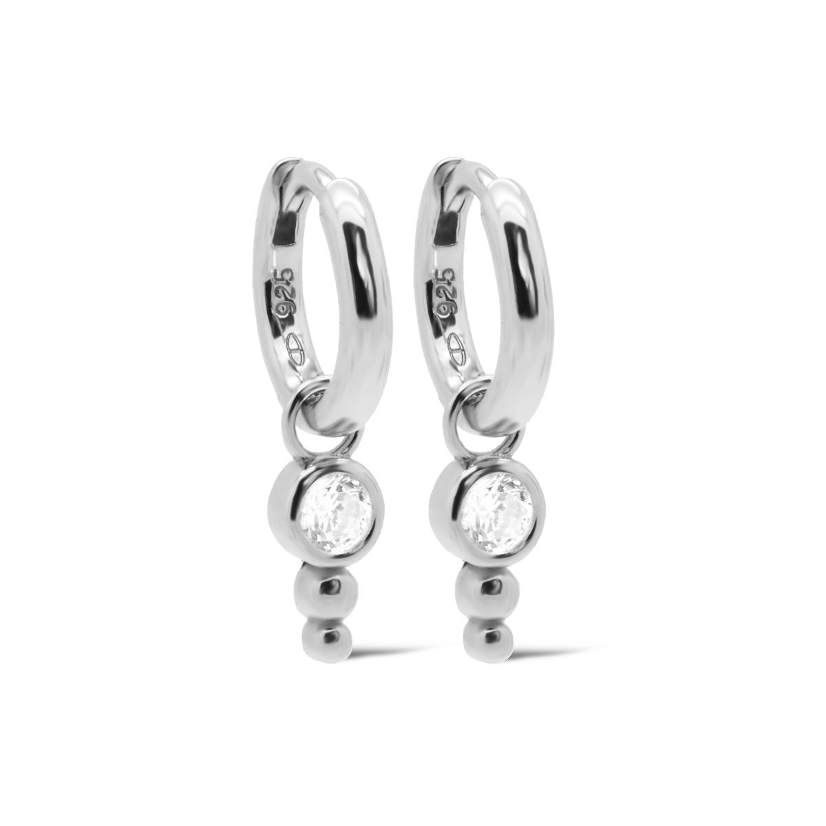 Karma Hinged Hoops NINA Dot A158S oorbellen
