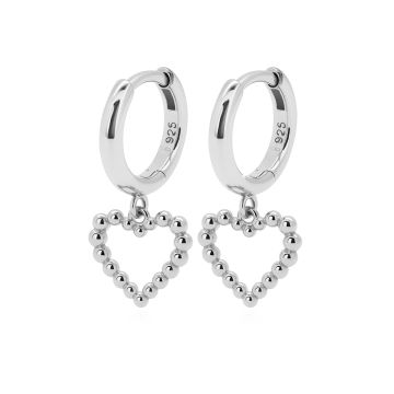 Karma Hinged Hoops YASMIN Heart A182S oorbellen