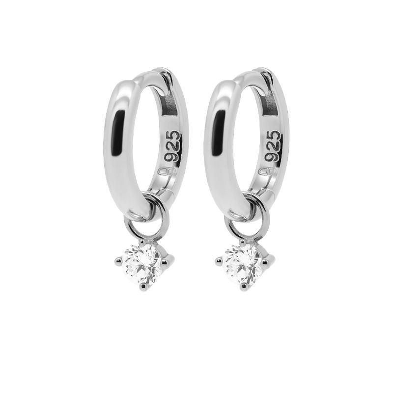 Karma Hinged Hoops Zirconia ELISE A186S oorbellen