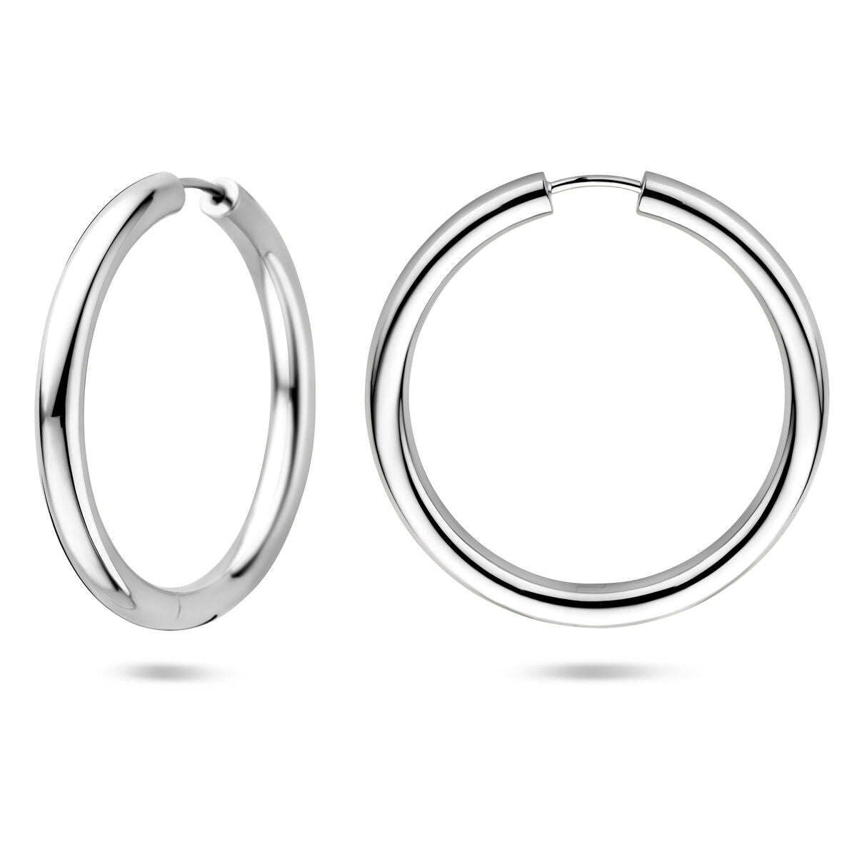 Fantasy Collection Oorbellen 39 mm zilver
