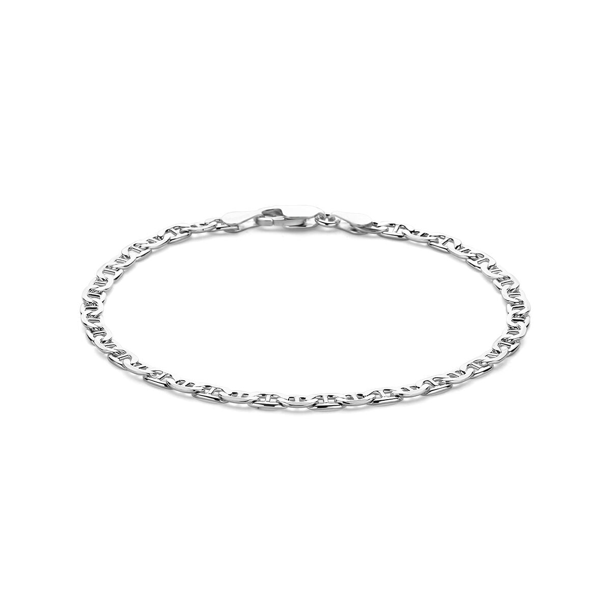 Anker 3,8 mm zilver wit