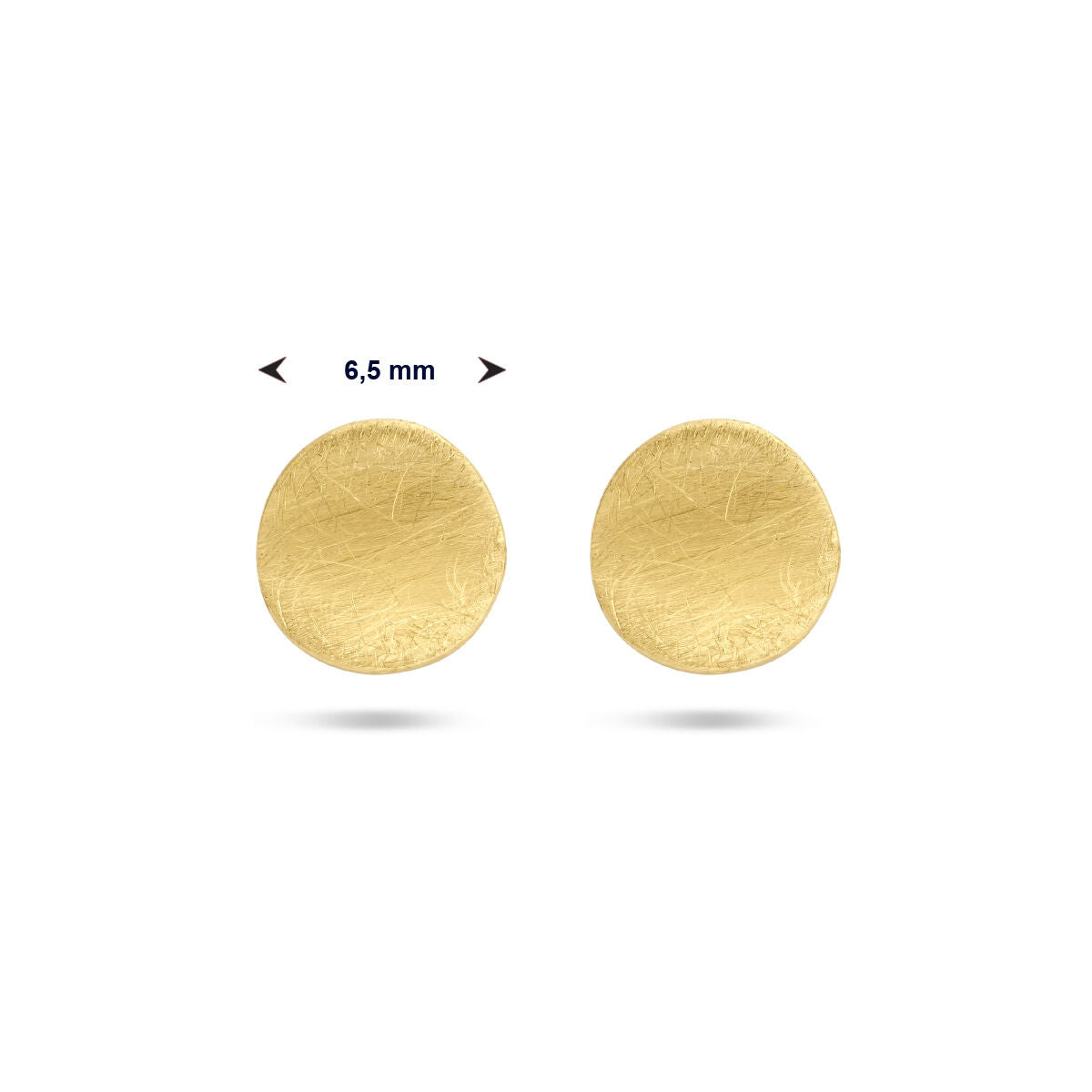 Fantasy Collection Oorbellen scratch 14K geelgoud