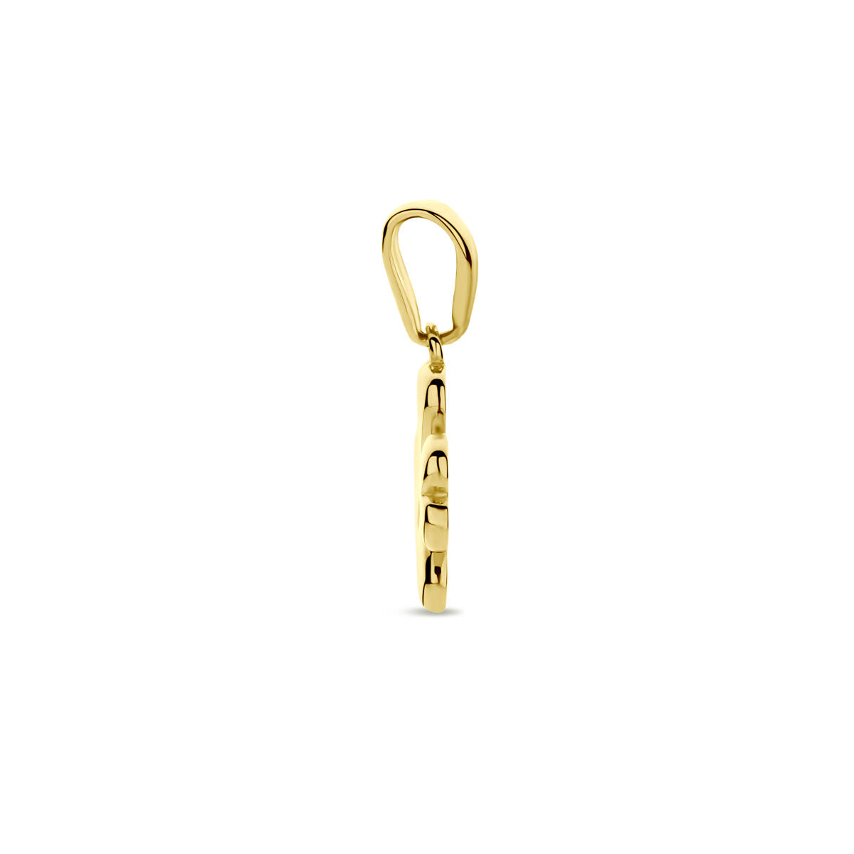 Fantasy Collection Hanger klavertje 10 mm 14K geelgoud