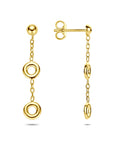 14K geelgouden oorhangers 32 mm - 4034461 - PansiteNederland.nl