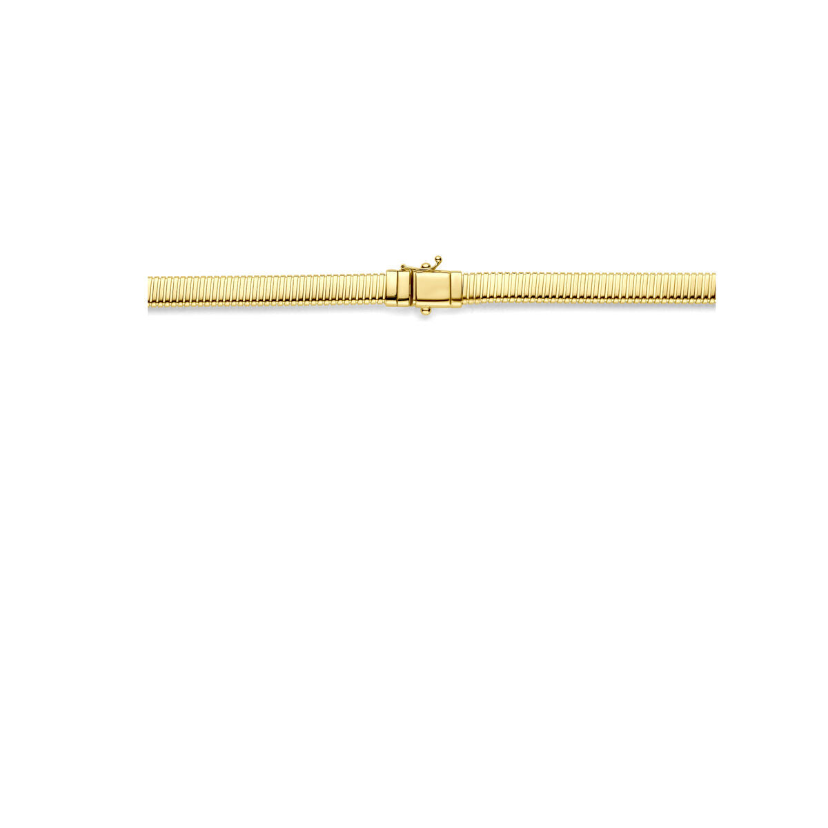 Fantasy Collection Collier tubogas 8 mm 45 cm 14K geelgoud