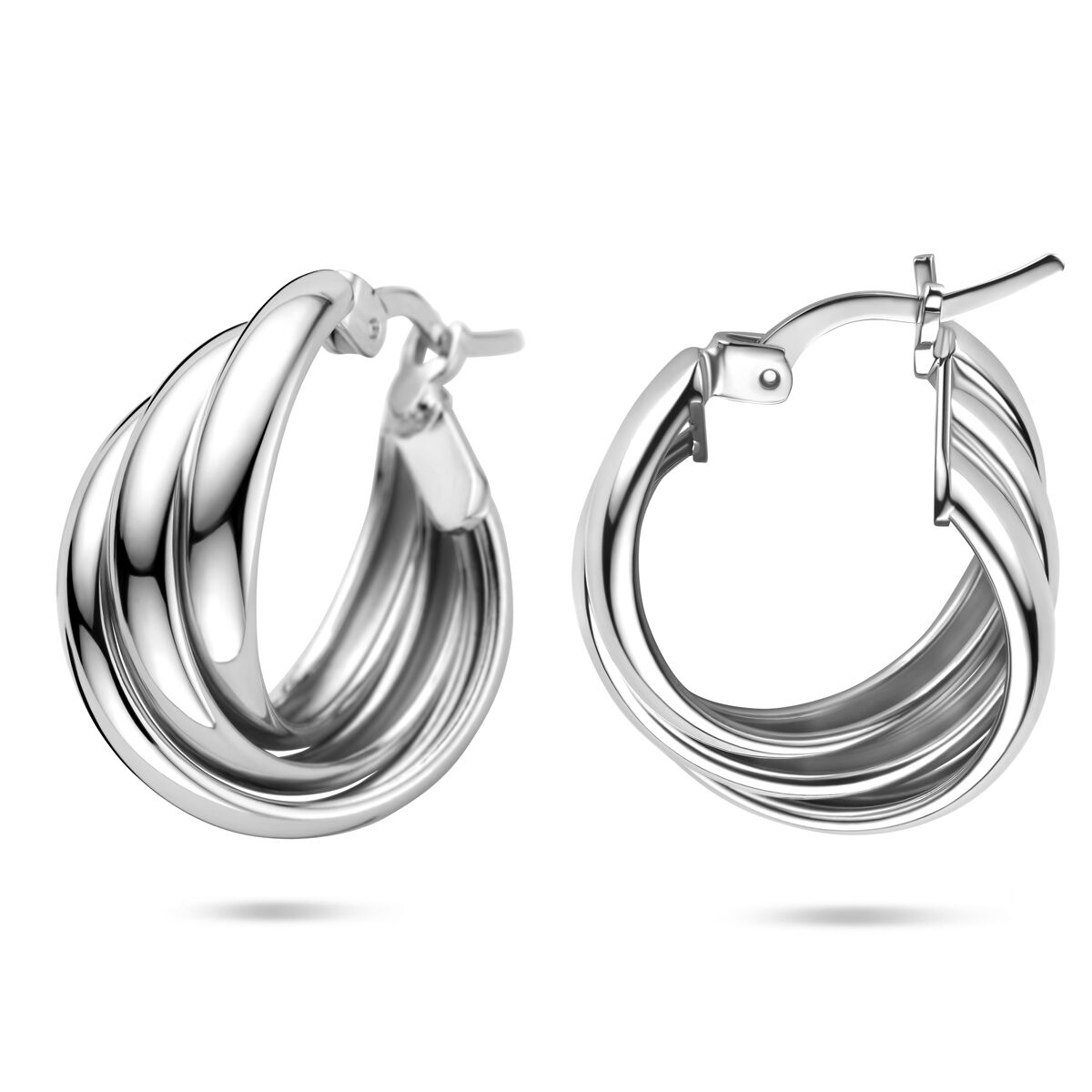 Fantasy Collection Oorbellen 21 mm zilver